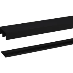SM schuifd. Rail zwart 150cm R40
