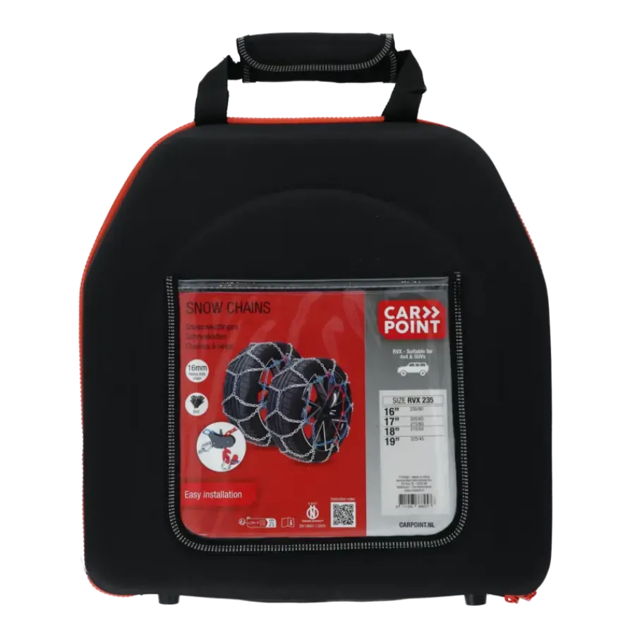 Autogereedschappen|Zomer- & Winterartikelen > Carpoint Sneeuwkettingen RVX-235 16 mm 2 stuks