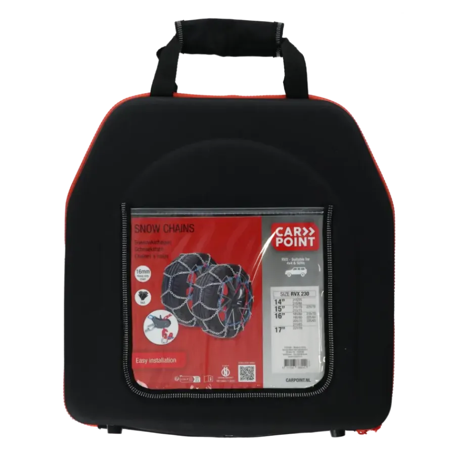 Autogereedschappen|Zomer- & Winterartikelen > Carpoint Sneeuwkettingen RVX-230 16 mm 2 stuks
