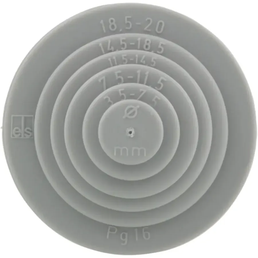 Installatiedraad|Elektradozen > Geen Snijnippel PG16 grijs tbv kabeldoos 20mm (10 stuks)