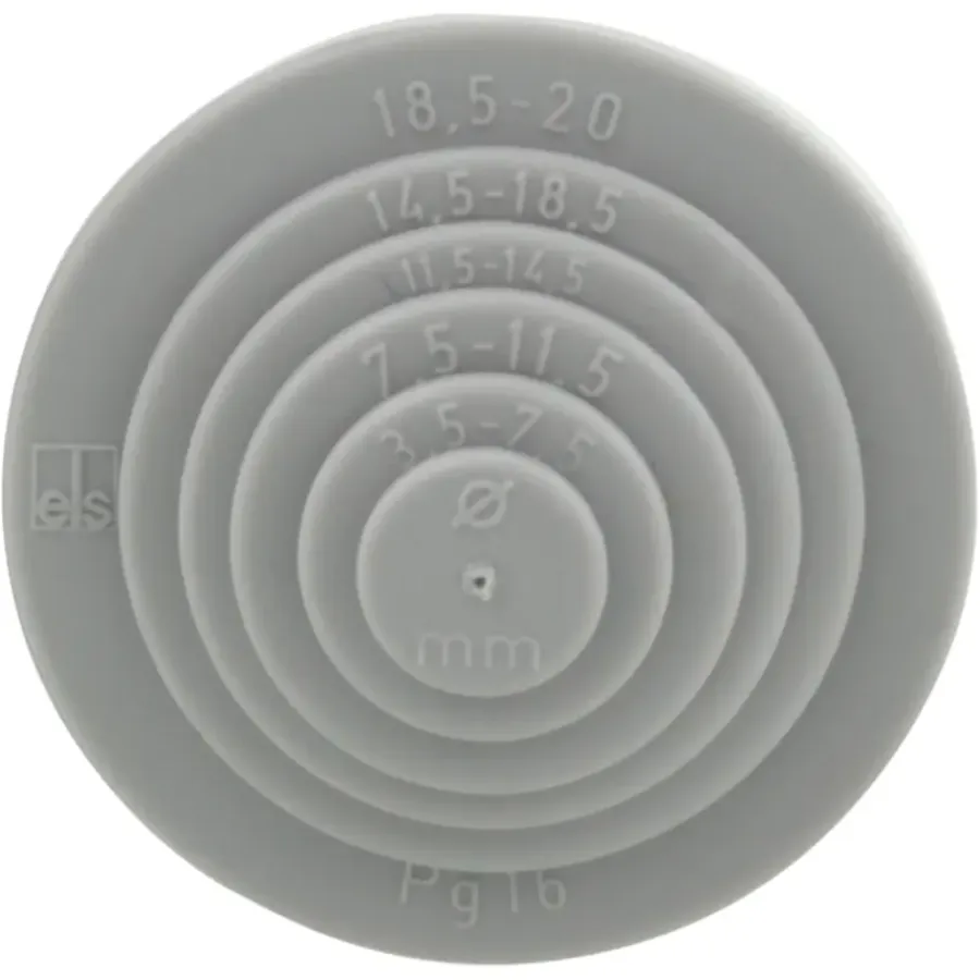 Installatiedraad|Elektradozen > Geen Snijnippel PG16 grijs tbv kabeldoos 20mm (10 stuks)