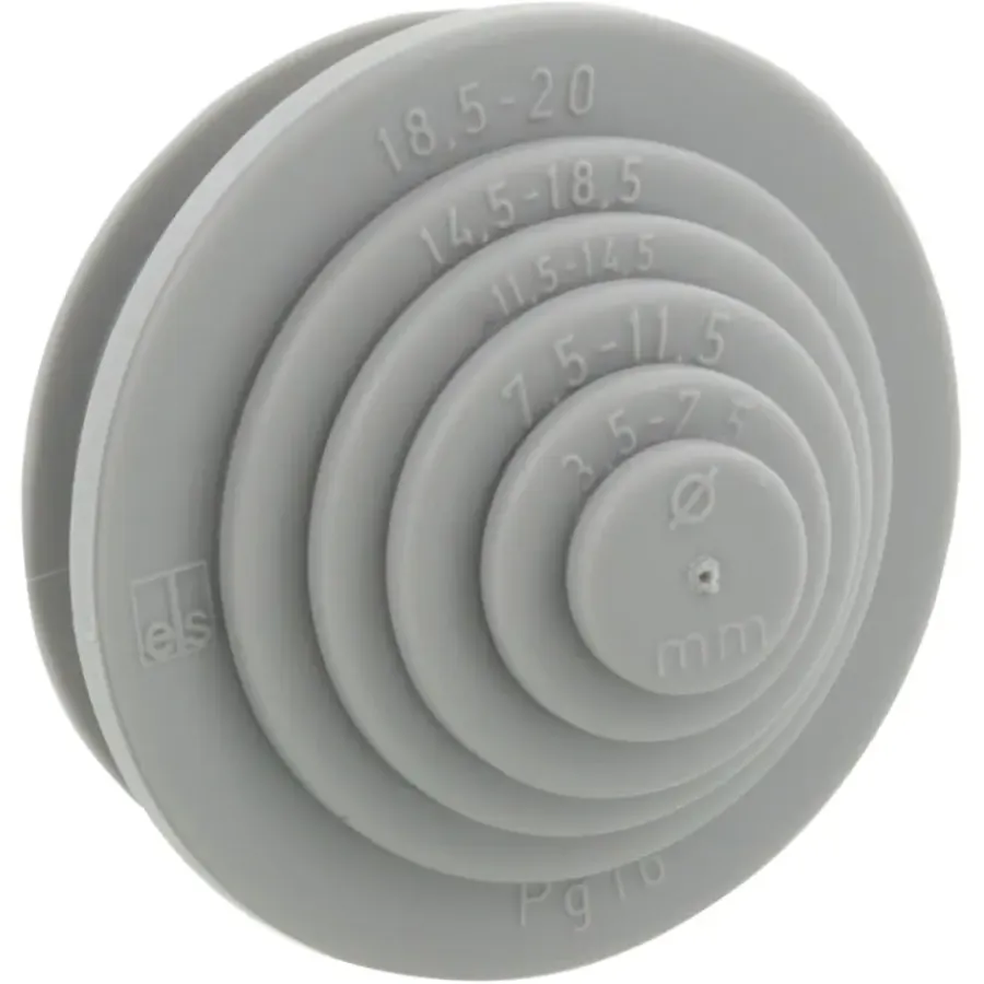 Installatiedraad|Elektradozen > Geen Snijnippel PG16 grijs tbv kabeldoos 20mm (10 stuks)
