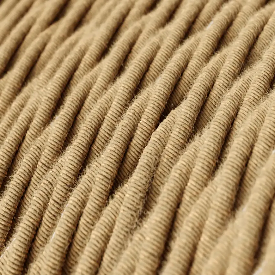 Stroomkabels > Creative Cables Snoer gedraaid jute per cm