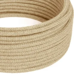 Stroomkabels > Creative Cables Snoer natuurlijk jute per cm
