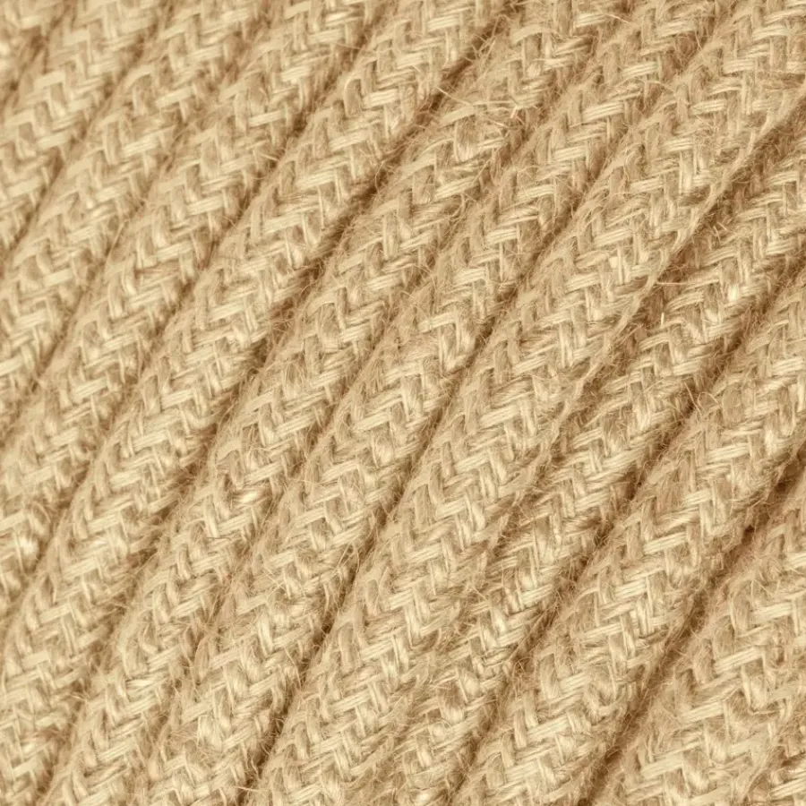 Stroomkabels > Creative Cables Snoer natuurlijk jute per cm