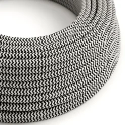 Stroomkabels > Creative Cables Snoer zwart/wit per cm