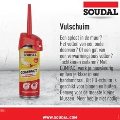 Isolatieschuim > Soudal PU-schuim Compact 150 ml