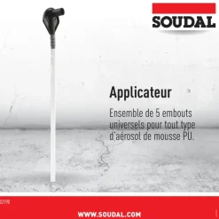Isolatieschuim|Overige Vulmiddelen > Soudal PU-schuim spuitstuk 5 stuks