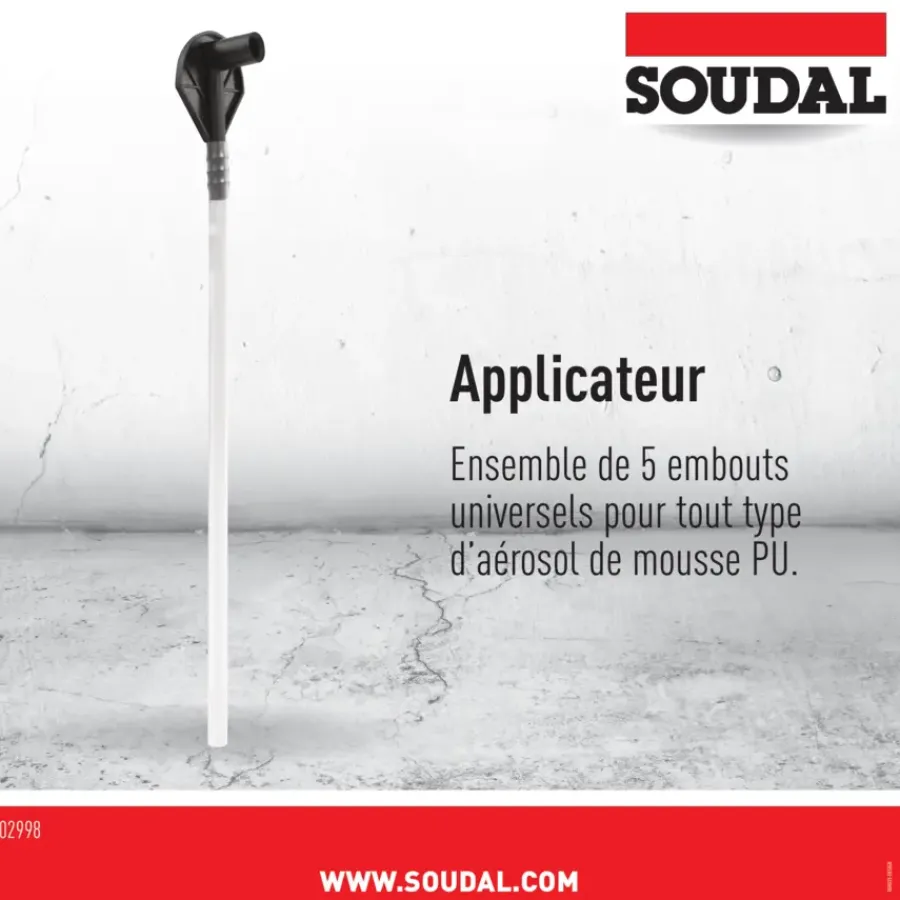 Isolatieschuim|Overige Vulmiddelen > Soudal PU-schuim spuitstuk 5 stuks