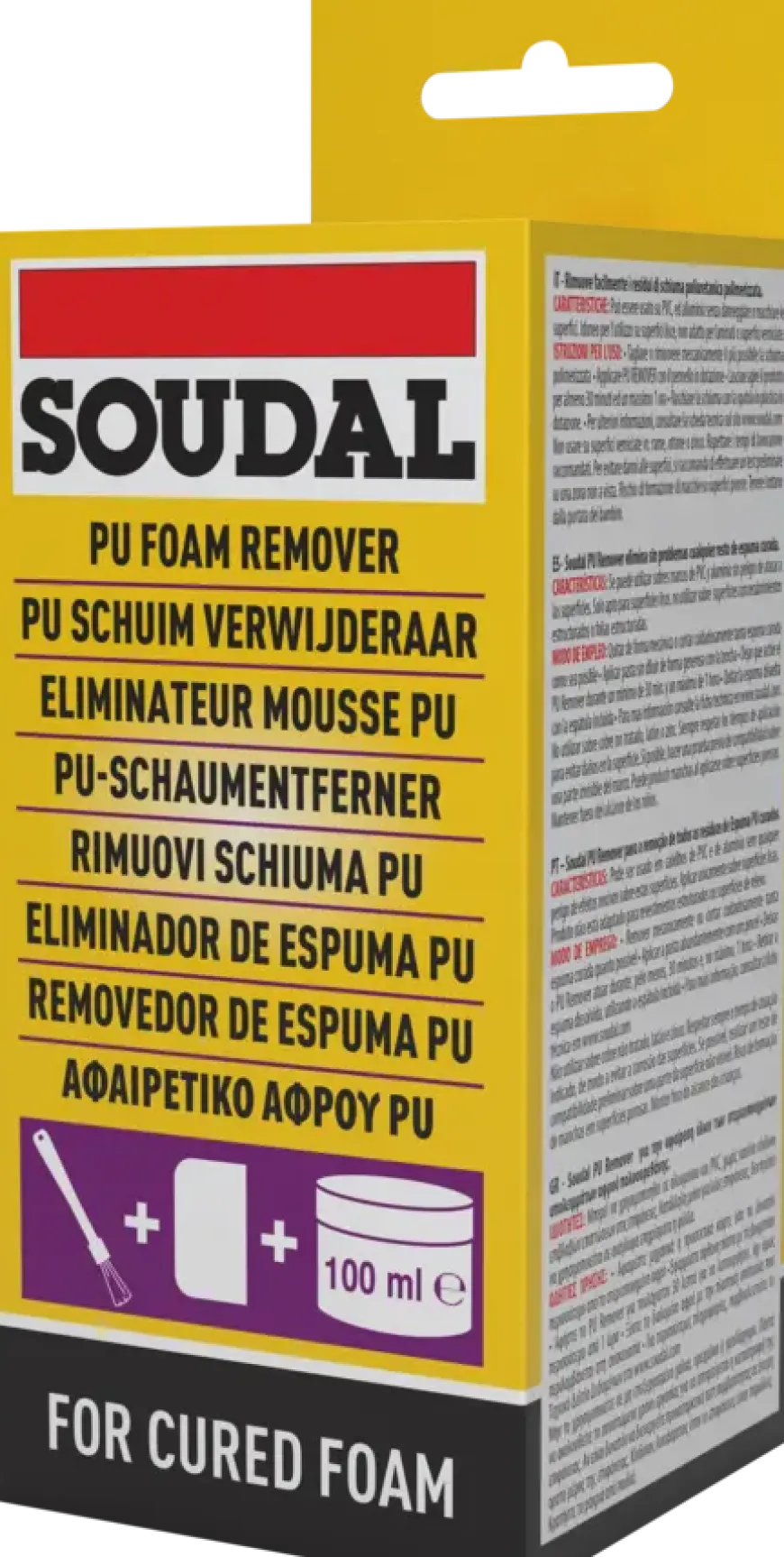 Soudal PU-schuim verwijderaar 100 ml