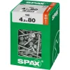 Spax schroef T-Star Plus geel 4,5x80 mm 150 stuks