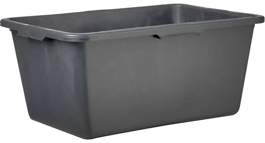 Bouwemmers & Speciekuipen|Bouwemmers & Speciekuipen > Gripline Speciekuip recht 65 liter zwart