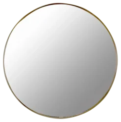 Spiegel Coco rond goud 70cm