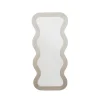 Spiegel houten frame beige 60x135x2,2cm