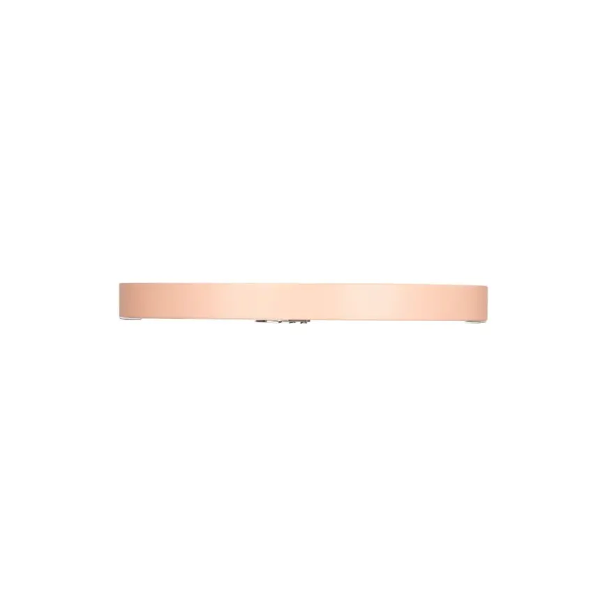 Spiegel met houten frame perzik 26,5x50x2,5cm