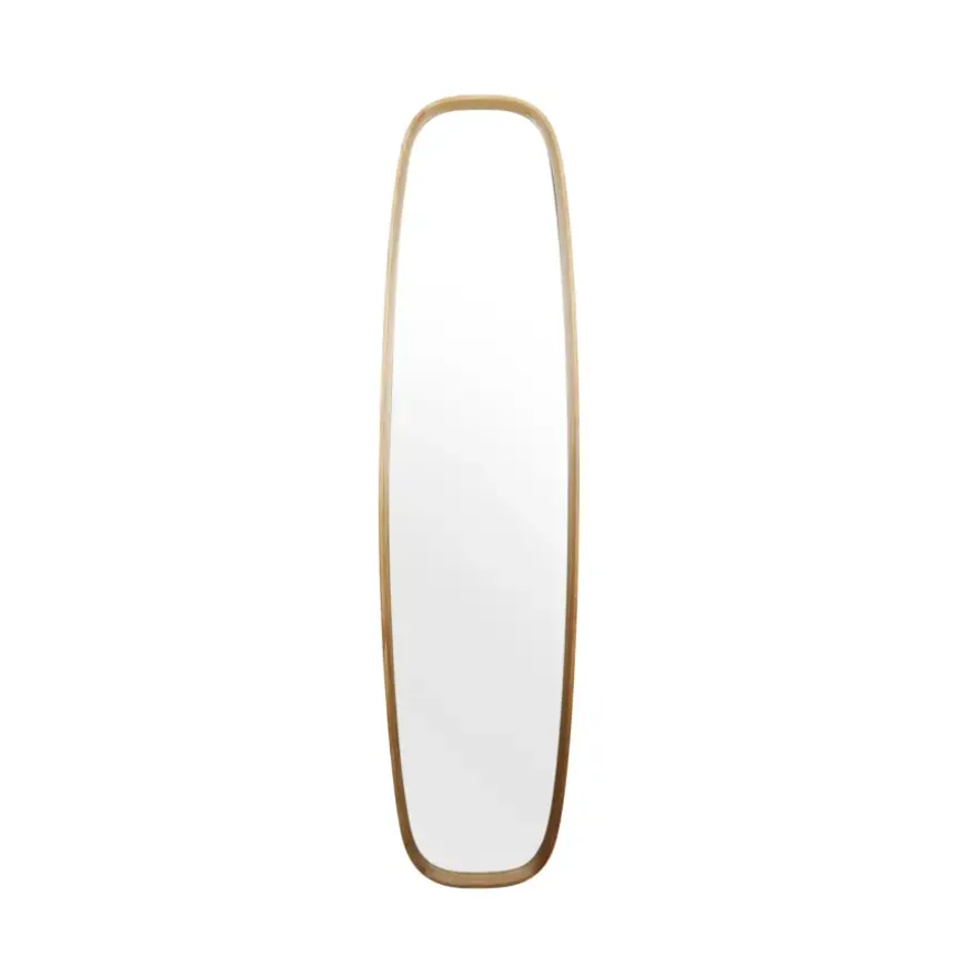 Spiegel met houten frame 40x160x4,8cm