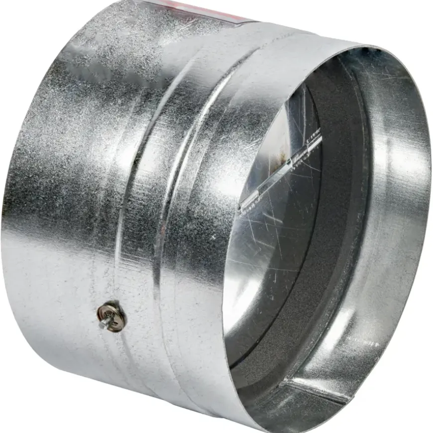 Spiraalbuis Verbinder met Terugslagklep Ø 125 mm