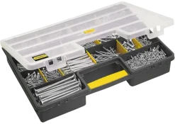 Gereedschapskisten & Opbergsystemen > STANLEY assortimentsdoos 25-vaks 32,5x46x8 cm met flexibele indeling