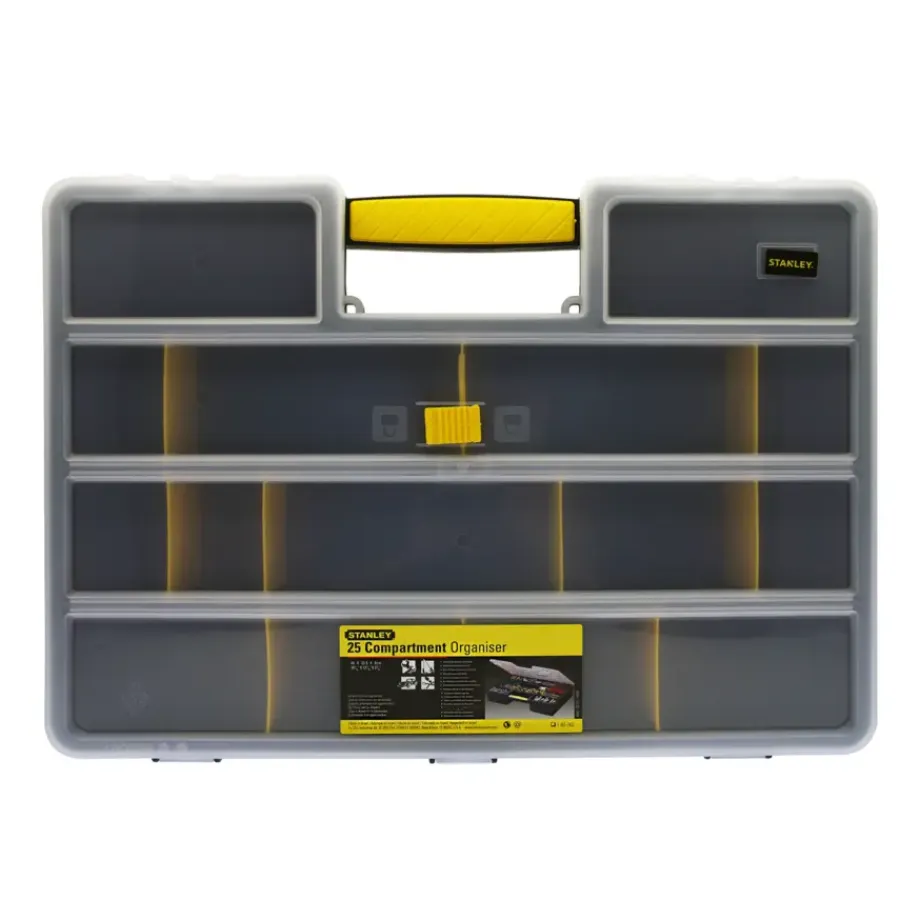 Gereedschapskisten & Opbergsystemen > STANLEY assortimentsdoos 25-vaks 32,5x46x8 cm met flexibele indeling