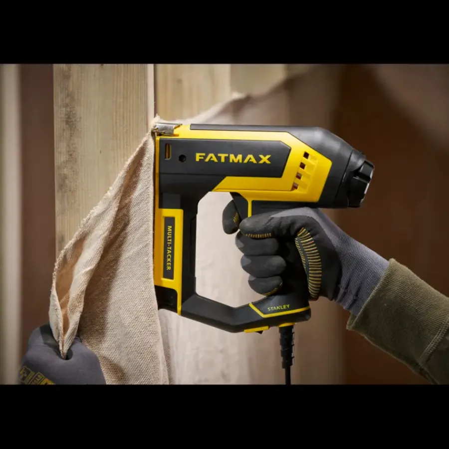 Overig Handgereedschap > STANLEY FatMax elektrische tacker voor 5 verschillende typen nagels en nieten