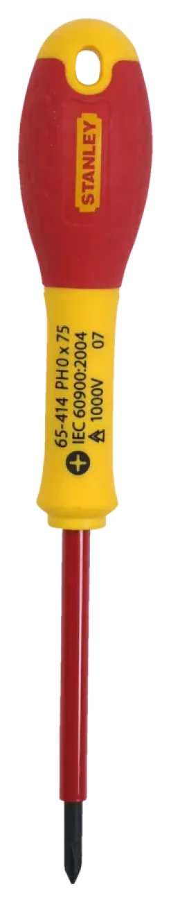 Schroevendraaiers > STANLEY FatMax VDE schroevendraaier PH0x75mm.