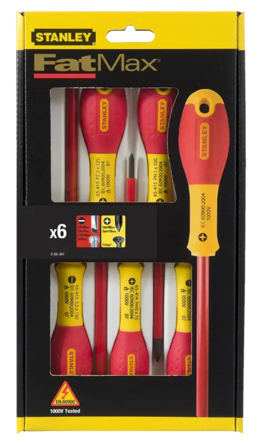 Schroevendraaiers > STANLEY FatMax VDE schroevendraaierset 6-delig