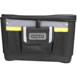 Gereedschapskisten & Opbergsystemen > STANLEY gereedschapstas zwart met grijs 16 inch