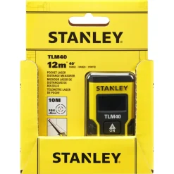 Afstandsmeters|Tegelgereedschap > STANLEY laser afstandsmeter pocket 12M