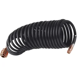 Compressoraccessoires > STANLEY luchtslang spiraal Ø6x8mm 5 meter met snelkoppelingen