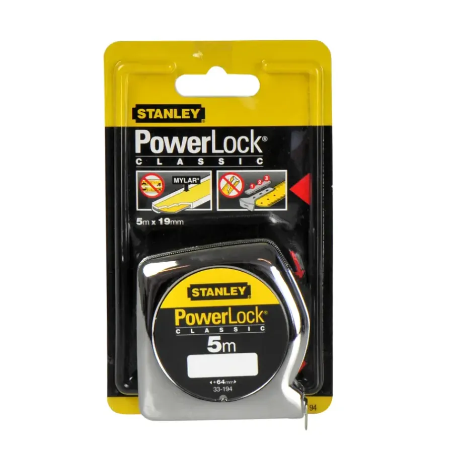 Rolbandmaten > STANLEY PowerLock Classic rolmaat 5 m
