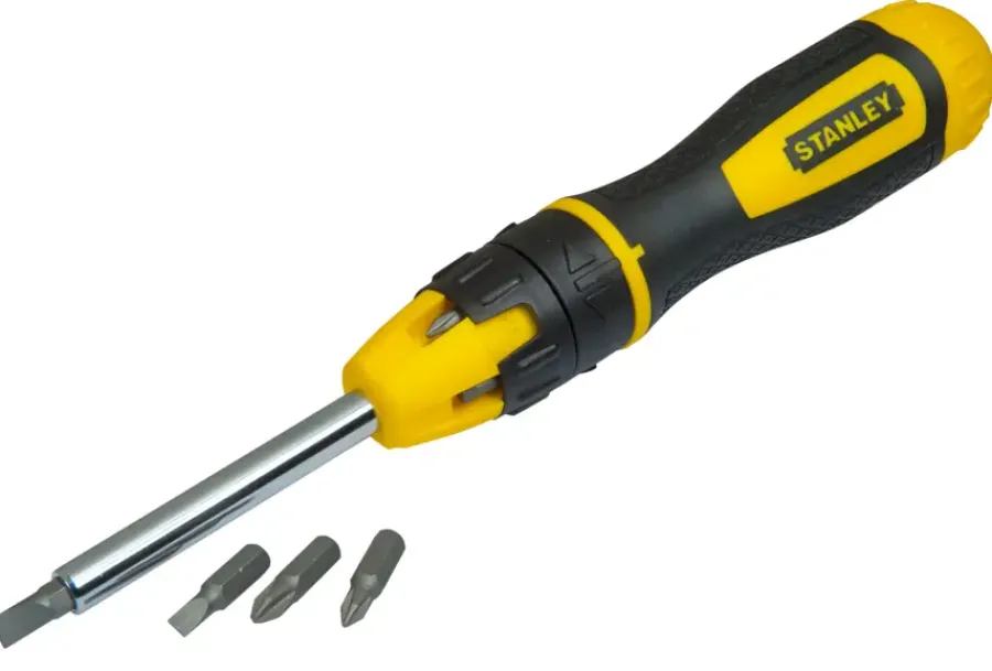 Schroevendraaiers > STANLEY ratel schroevendraaier incl. 10 bits