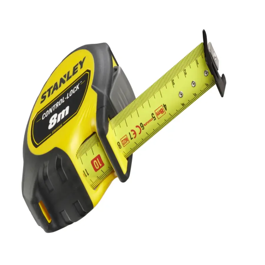 Rolbandmaten > STANLEY rolbandmaat Control-Lock 8 meter
