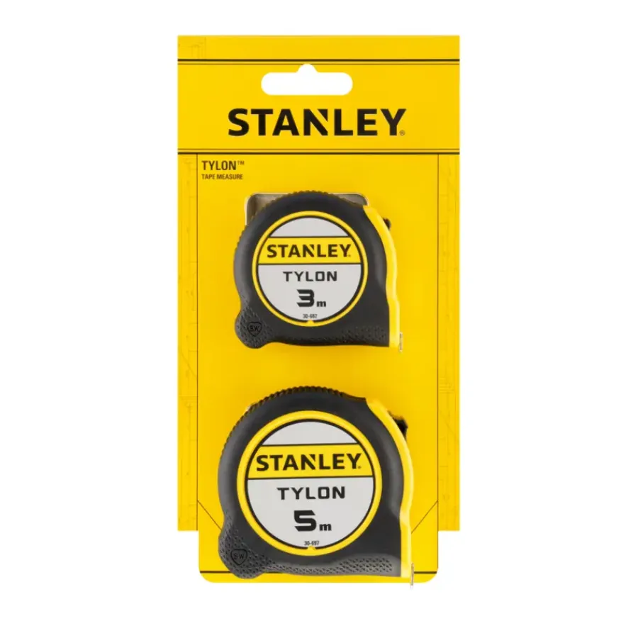 Rolbandmaten > STANLEY rolbandmaat Tylon duopack 3 meter + 5 meter