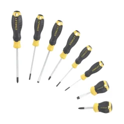Schroevendraaiers > STANLEY schroevendraaierset Cushiongrip 8 delig