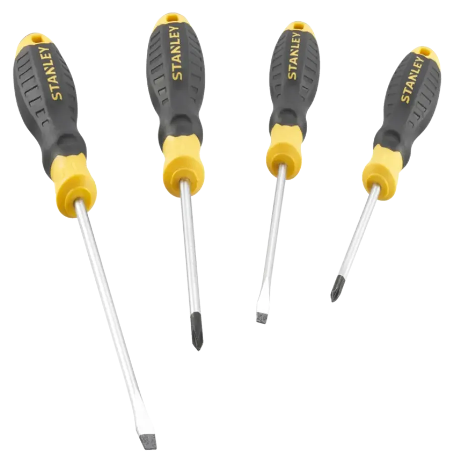 Schroevendraaiers > STANLEY schroevendraaierset Cushiongrip 4 delig