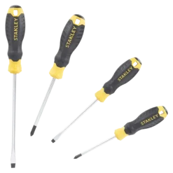 Schroevendraaiers > STANLEY schroevendraaierset Cushiongrip 4 delig