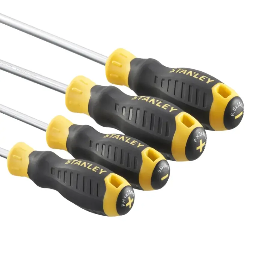 Schroevendraaiers > STANLEY schroevendraaierset Cushiongrip 4 delig