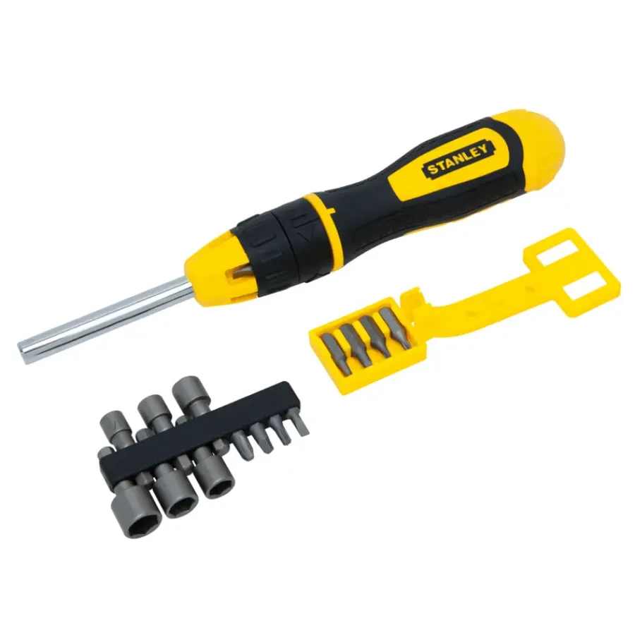 Schroevendraaiers > STANLEY schroevendraaierset met ratel 20 delig