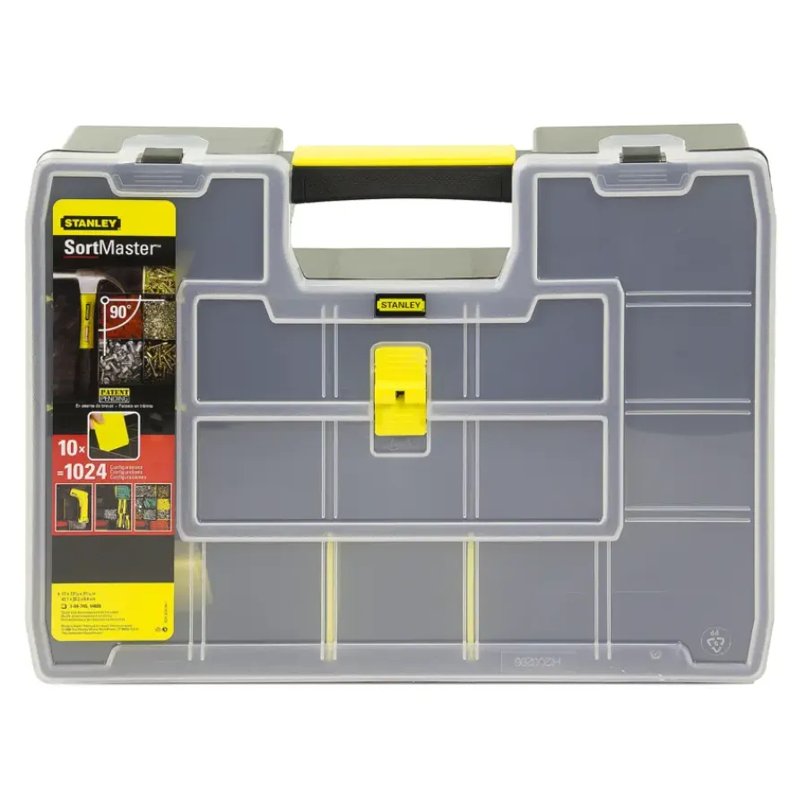 Gereedschapskisten & Opbergsystemen > STANLEY SortMaster assortimentsdoos zwart/geel
