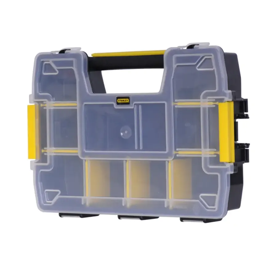 Gereedschapskisten & Opbergsystemen > STANLEY Sortmaster Light opbergdoos 10-vaks met handvat ca. 7x30x22 cm