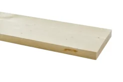 Vuren Geschaafd|Vuren Ruw > TPA Steigerhout ca. 29 x 195 mm lengte 250 cm blank
