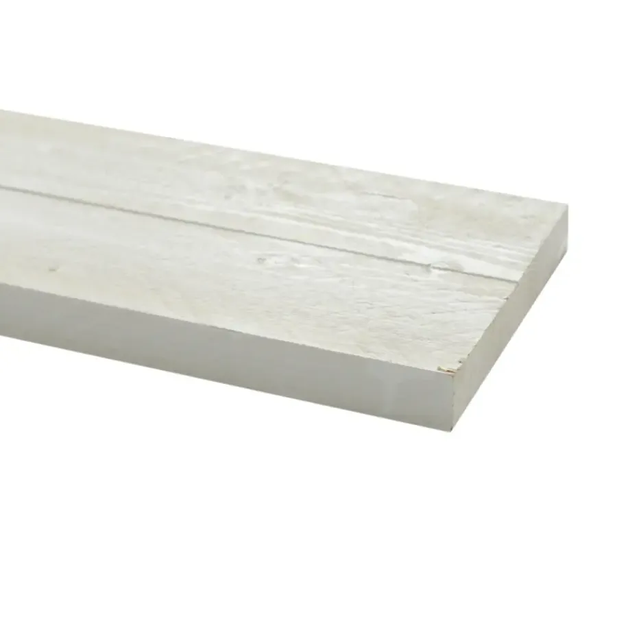 Vuren Ruw > TPA Steigerhout ca. 29x195 mm, lengte 250 cm wit