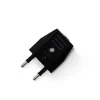 Stekkers > Creative Cables Stekker plat ongeaard zwart