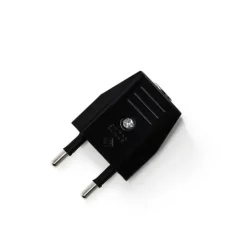 Stekkers > Creative Cables Stekker plat ongeaard zwart