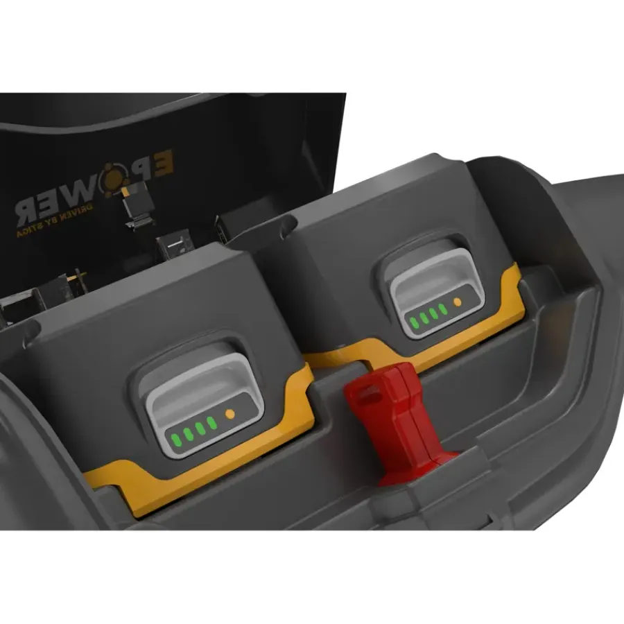 Grasmaaiers > STIGA 2x20V grasmaaier / zweefmaaier 30cm incl. twee 4,0Ah accu's + dubbele lader