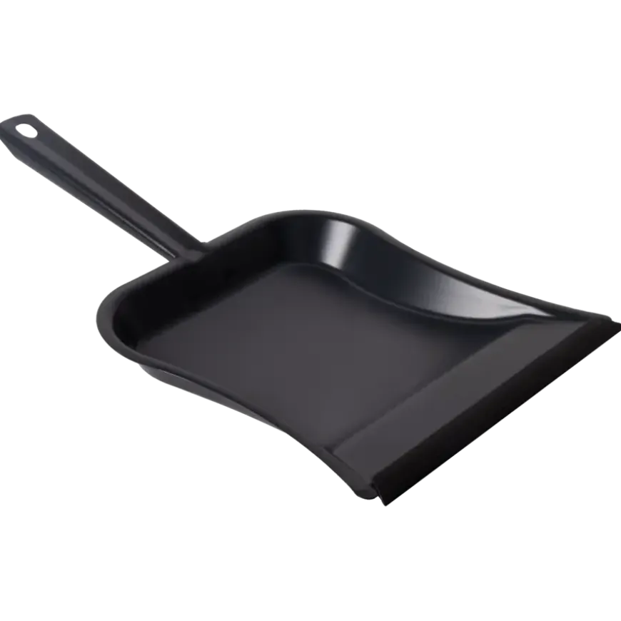 Stofblik metaal met steel 30 x 25 cm