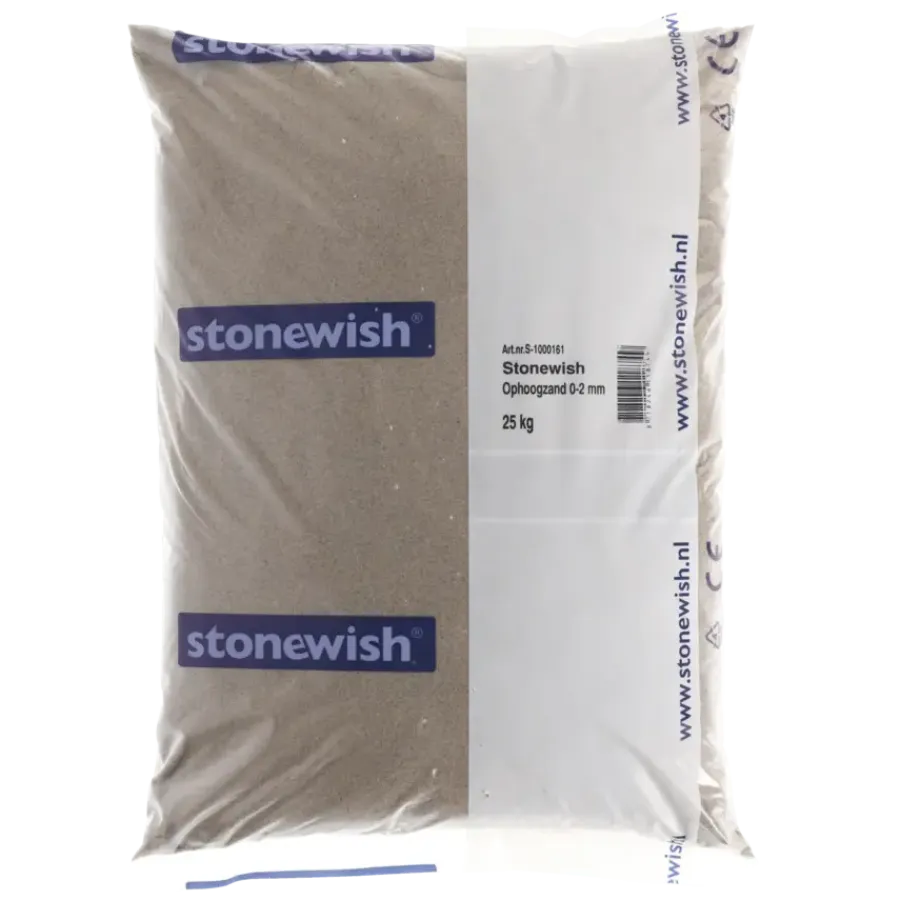Zand > Stonewish ophoogzand 0 - 2 mm 25 kg