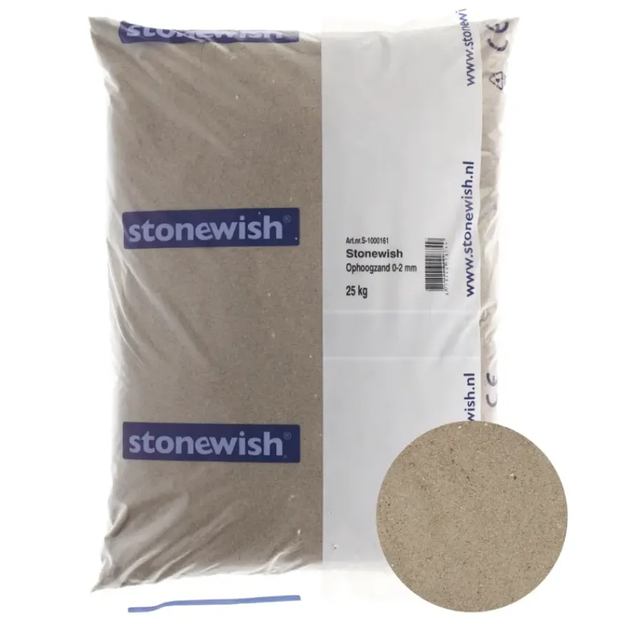 Zand > Stonewish ophoogzand 0 - 2 mm 25 kg
