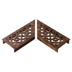 Tuinafwatering > Stonewish Ultra Drain L-rooster corten disegno patroon