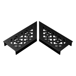Tuinafwatering > Stonewish Ultra Drain L-rooster zwart disegno patroon